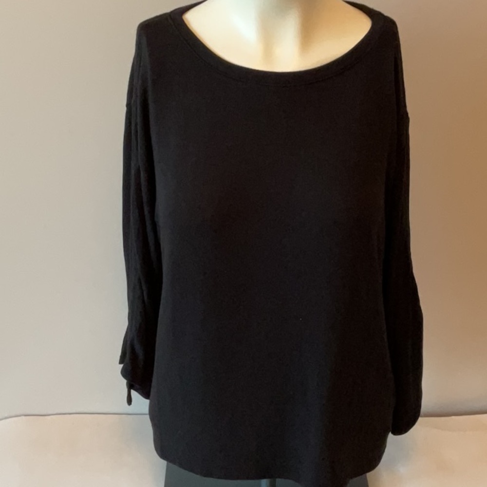 GAP Knit Top With Drawstring Sleeve